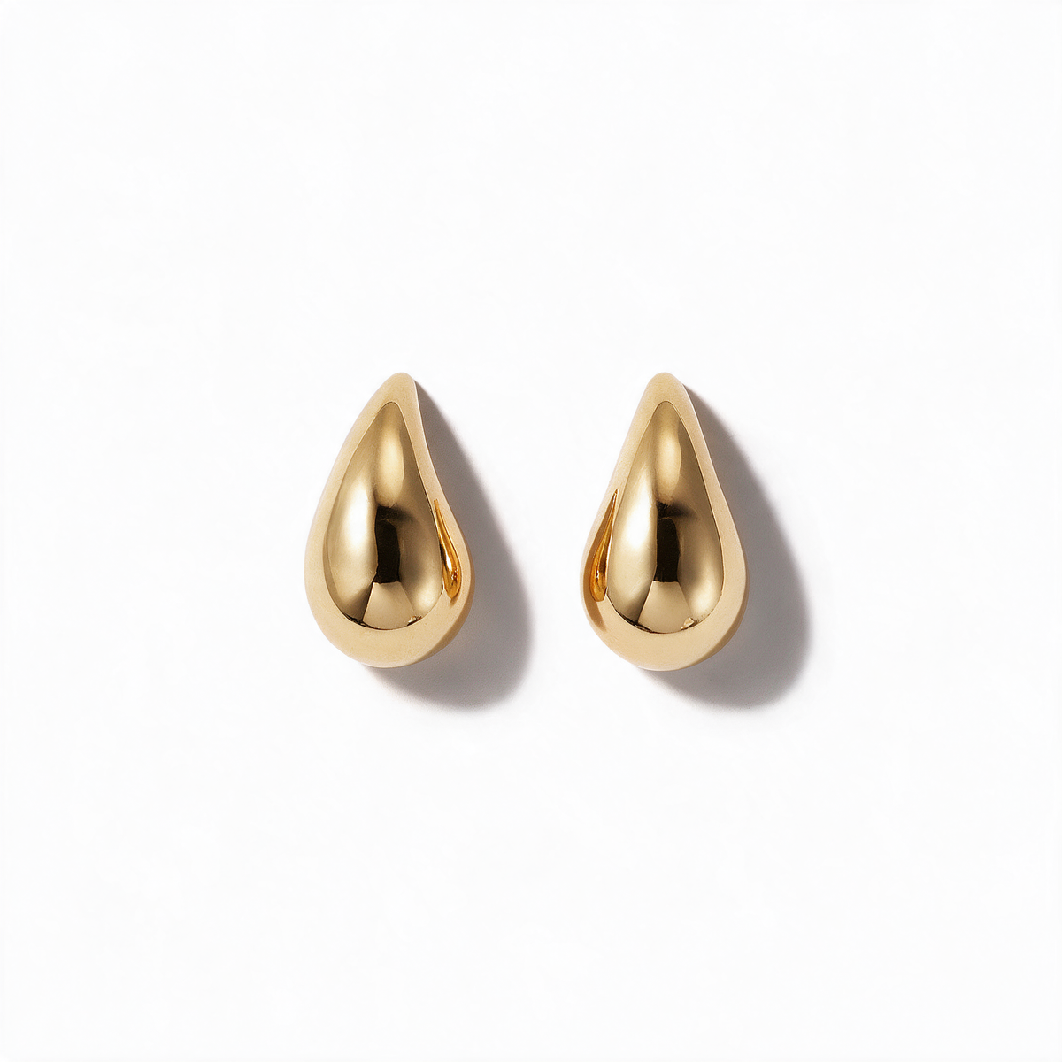 Chunky Drop Stud Earrings