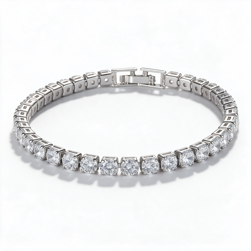Stackable Medium Tennis Bracelet