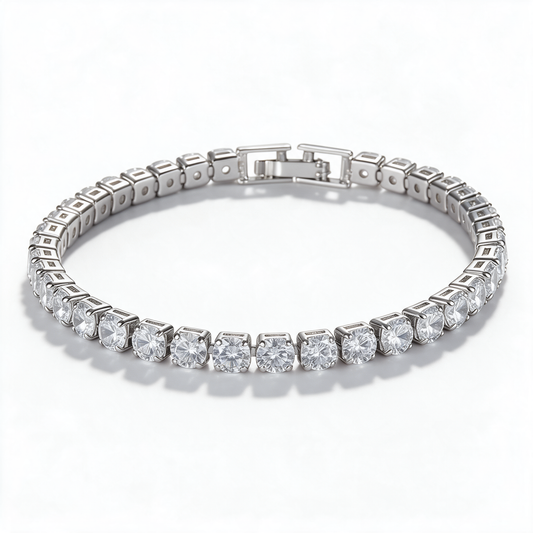 Stackable Medium Tennis Bracelet