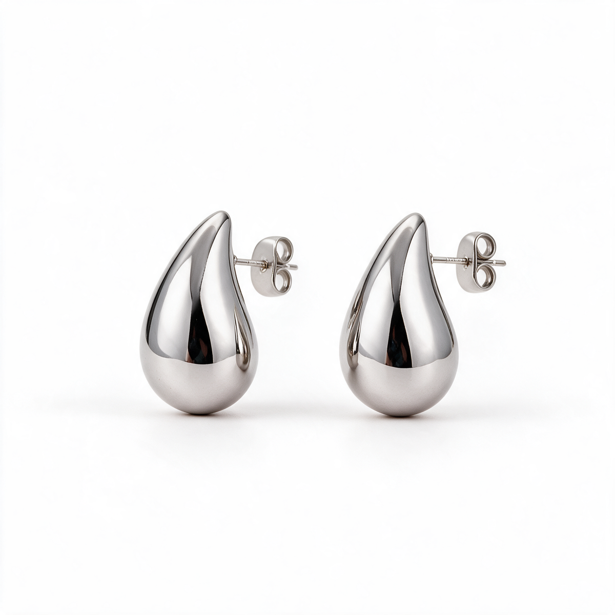 Chunky Drop Stud Earrings