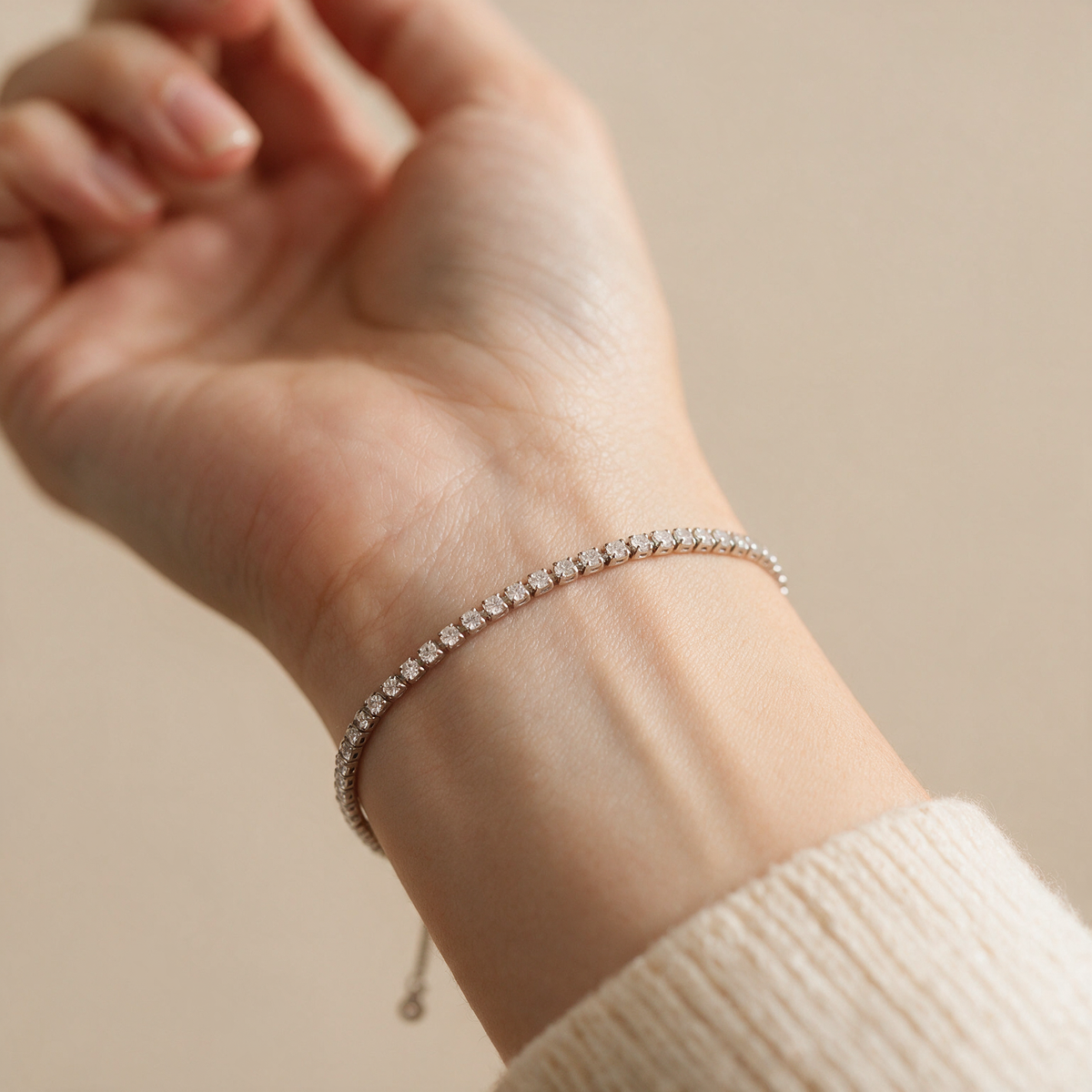 Adjustable Tennis Bracelet